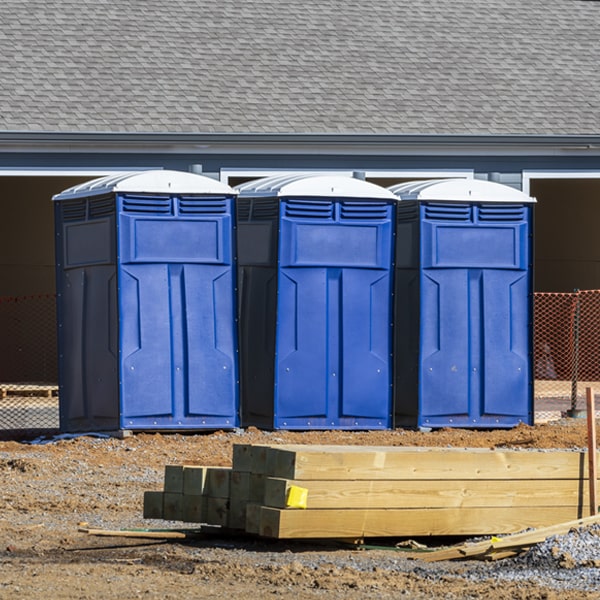 are there any restrictions on where i can place the portable toilets during my rental period in Solebury